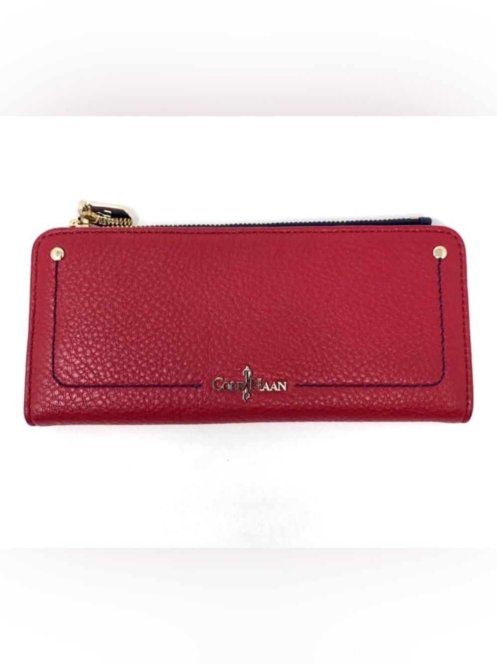 COLE HAAN brick red wallet, NWOT - Picture 1 of 9